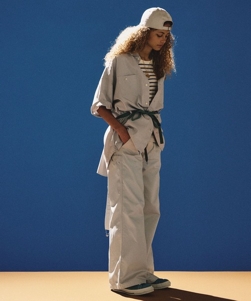 FACETASM(ファセッタズム)の「FACETASM/ファセッタズムxNicolai Bergmann/ニコライ バーグマン BELTED SHIRT ベルト付きシャツ(シャツ/ブラウス・メンズ・グレー・5/4/3)」の6枚目の写真