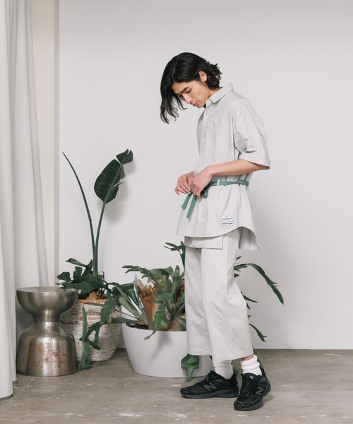 FACETASM(ファセッタズム)の「FACETASM/ファセッタズムxNicolai Bergmann/ニコライ バーグマン BELTED SHIRT ベルト付きシャツ(シャツ/ブラウス・メンズ・グレー・5/4/3)」の8枚目の写真