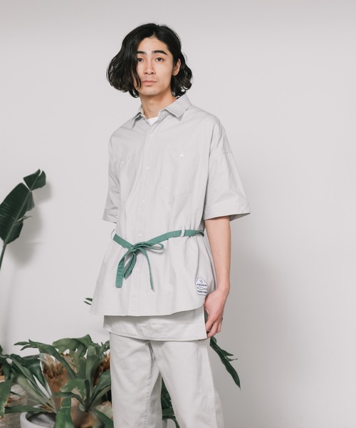 FACETASM(ファセッタズム)の「FACETASM/ファセッタズムxNicolai Bergmann/ニコライ バーグマン BELTED SHIRT ベルト付きシャツ(シャツ/ブラウス・メンズ・グレー・5/4/3)」の22枚目の写真