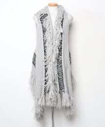 ブランド古着】NO ID.｜ノーアイディのポンチョ（グレー/灰色系