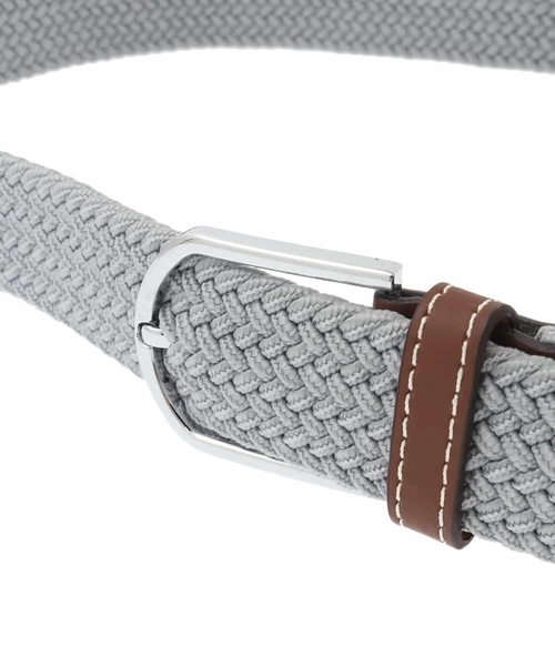 a.v.v（アーヴェヴェ）の「【ON/OFF兼用】プレーンゴムベルト（ベルト・メンズ・ブラック/ライトグレー・46）」の5枚目の写真