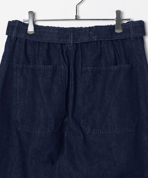 LOWRYS FARM（ローリーズファーム）の「ライトデニムベルテッドパンツ　 327999（デニムパンツ・メンズ・ネイビー/ブルー・MEDIUM/LARGE）」の8枚目の写真