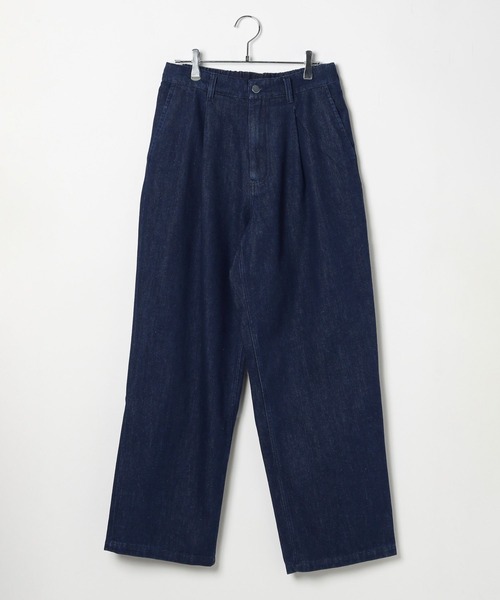 LOWRYS FARM（ローリーズファーム）の「ライトデニムベルテッドパンツ　 327999（デニムパンツ・メンズ・ネイビー/ブルー・MEDIUM/LARGE）」の3枚目の写真