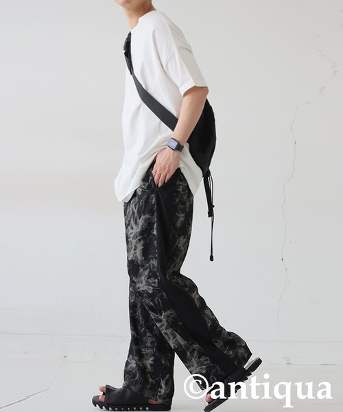 antiqua(アンティカ)の「ニュアンス柄ナイロンパンツ(その他パンツ・レディース・ブラック・MEDIUM/LARGE)」の16枚目の写真