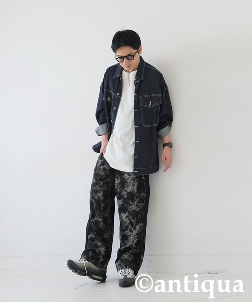 antiqua(アンティカ)の「ニュアンス柄ナイロンパンツ(その他パンツ・レディース・ブラック・MEDIUM/LARGE)」の19枚目の写真