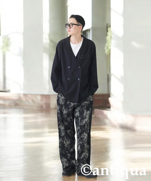 antiqua(アンティカ)の「ニュアンス柄ナイロンパンツ(その他パンツ・レディース・ブラック・MEDIUM/LARGE)」の12枚目の写真