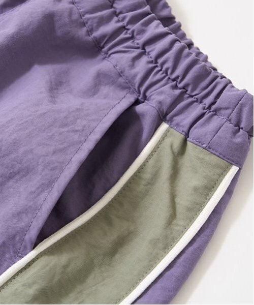 b・ROOM（ビールーム）の「サイド切替え4分丈パンツ（その他パンツ・キッズ・パープル/アイボリー/ネイビー・100cm/110cm/140cm/120cm/130cm/150cm）」の6枚目の写真