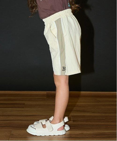 b・ROOM（ビールーム）の「サイド切替え4分丈パンツ（その他パンツ・キッズ・パープル/アイボリー/ネイビー・100cm/110cm/140cm/120cm/130cm/150cm）」の10枚目の写真