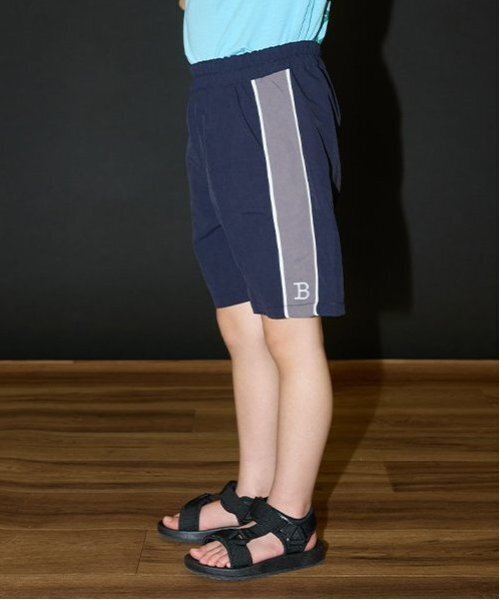 b・ROOM（ビールーム）の「サイド切替え4分丈パンツ（その他パンツ・キッズ・パープル/アイボリー/ネイビー・100cm/110cm/140cm/120cm/130cm/150cm）」の13枚目の写真