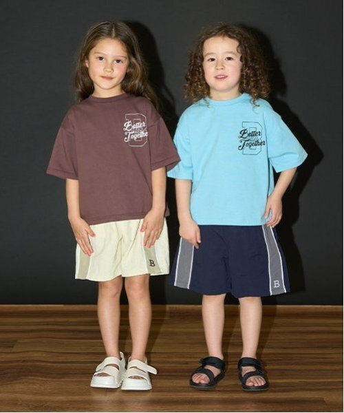 b・ROOM（ビールーム）の「サイド切替え4分丈パンツ（その他パンツ・キッズ・パープル/アイボリー/ネイビー・100cm/110cm/140cm/120cm/130cm/150cm）」の18枚目の写真