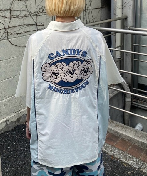 Candy Stripper（キャンディストリッパー）の「CANDYS BEAR シャツ（シャツ/ブラウス・レディース・ブラック/オフホワイト/レッド系その他・FREE）」の2枚目の写真
