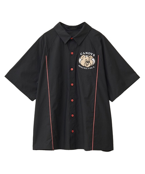 Candy Stripper（キャンディストリッパー）の「CANDYS BEAR シャツ（シャツ/ブラウス・レディース・ブラック/オフホワイト/レッド系その他・FREE）」の10枚目の写真