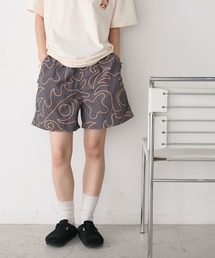【AMERIA ANDERSON】nylon original print short pants / オリジナルプリント ナイロン ショートパンツ