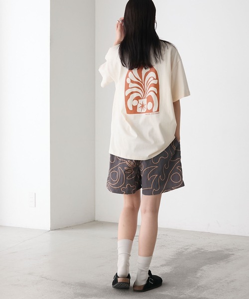 AMERIA ANDERSON】nylon original print short pants