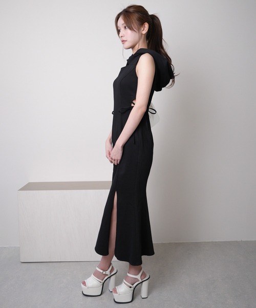 【新品未使用】SNIDEL♡マーメイドカットワンピース SNIDEL（スナイデル）の「カットフリルマーメイドワンピース