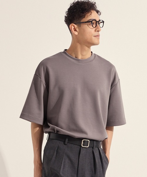 coca(coca)(コカ)の「ストレッチダンボールTシャツ(Tシャツ/カットソー・メンズ・ベージュ/ホワイト/ブラック/ブルー・XL/M/L)」の3枚目の写真