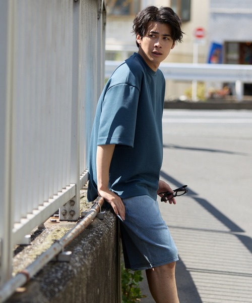coca(coca)(コカ)の「ストレッチダンボールTシャツ(Tシャツ/カットソー・メンズ・ベージュ/ホワイト/ブラック/ブルー・XL/M/L)」の20枚目の写真