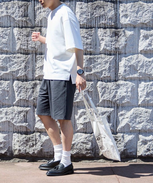 coca(coca)(コカ)の「ストレッチダンボールTシャツ(Tシャツ/カットソー・メンズ・ベージュ/ホワイト/ブラック/ブルー・XL/M/L)」の11枚目の写真