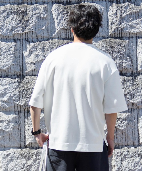coca(coca)(コカ)の「ストレッチダンボールTシャツ(Tシャツ/カットソー・メンズ・ベージュ/ホワイト/ブラック/ブルー・XL/M/L)」の12枚目の写真