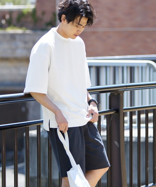 coca(coca)(コカ)の「ストレッチダンボールTシャツ(Tシャツ/カットソー・メンズ・ベージュ/ホワイト/ブラック/ブルー・XL/M/L)」の10枚目の写真