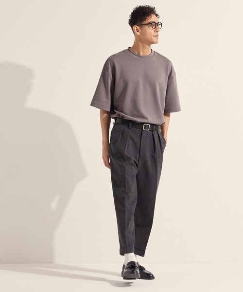 coca(coca)(コカ)の「ストレッチダンボールTシャツ(Tシャツ/カットソー・メンズ・ベージュ/ホワイト/ブラック/ブルー・XL/M/L)」の13枚目の写真