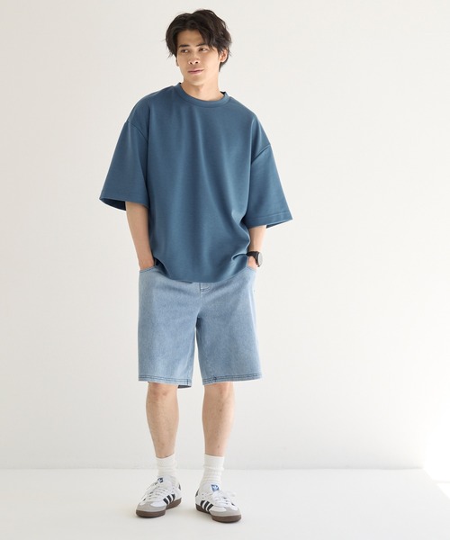 coca(coca)(コカ)の「ストレッチダンボールTシャツ(Tシャツ/カットソー・メンズ・ベージュ/ホワイト/ブラック/ブルー・XL/M/L)」の17枚目の写真