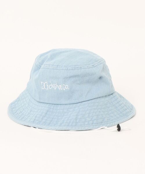 DC(ディーシー)の「DC/ディーシー 25 KD SHADE HAT キッズ ハット YHT252604(ハット・キッズ・スミクロ/ブラック/ライトブルー・FREE)」の1枚目の写真