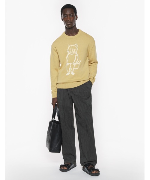Maison Kitsune（メゾンキツネ）の「RELAXED PLEATED PANTS