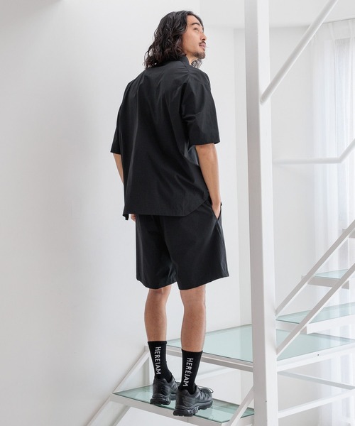 HEREIAM（ヘレイアム）の「【HEREIAM MEN】花粉も雨もこれで解決！撥水/マルチフェイスシャツ（シャツ/ブラウス・メンズ・カモフラージュ/ブラック/ブルー系/レオパード・MEDIUM/LARGE）」の7枚目の写真