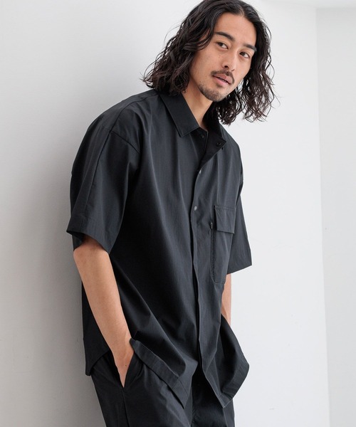 HEREIAM（ヘレイアム）の「【HEREIAM MEN】花粉も雨もこれで解決！撥水/マルチフェイスシャツ（シャツ/ブラウス・メンズ・カモフラージュ/ブラック/ブルー系/レオパード・MEDIUM/LARGE）」の8枚目の写真