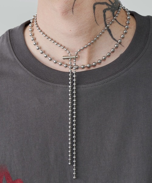 AFF AIVER(エイエフエフアイバー)の「AFF AIVER チェーンストッパーネックレス(ネックレス・メンズ・シルバー・FREE)」の1枚目の写真