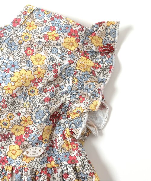 apres les cours（アプレレクール）の「【WEB限定/ジュニア対応】カラフルチュニック（チュニック・キッズ・オフホワイト/その他3/ストライプ/サーモンピンク・90/100/110/120/80/130/140）」の8枚目の写真