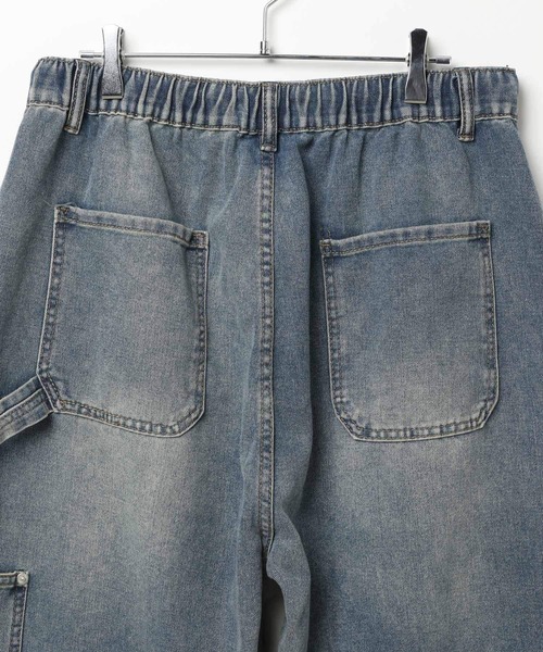 LAND MUSEUM(ランドミュージアム)の「LAND MUSEUM/バーミューダデニム(デニムパンツ・メンズ・ブラック/ブルー・FREE)」の5枚目の写真