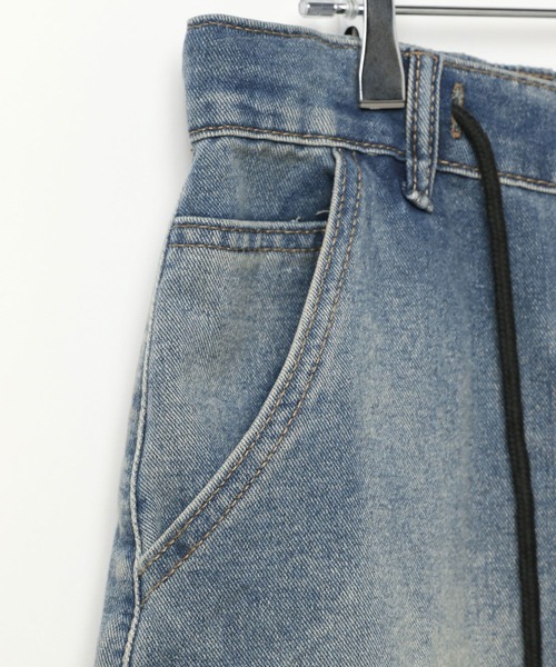 LAND MUSEUM(ランドミュージアム)の「LAND MUSEUM/バーミューダデニム(デニムパンツ・メンズ・ブラック/ブルー・FREE)」の6枚目の写真