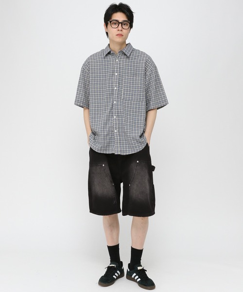 LAND MUSEUM(ランドミュージアム)の「LAND MUSEUM/バーミューダデニム(デニムパンツ・メンズ・ブラック/ブルー・FREE)」の16枚目の写真