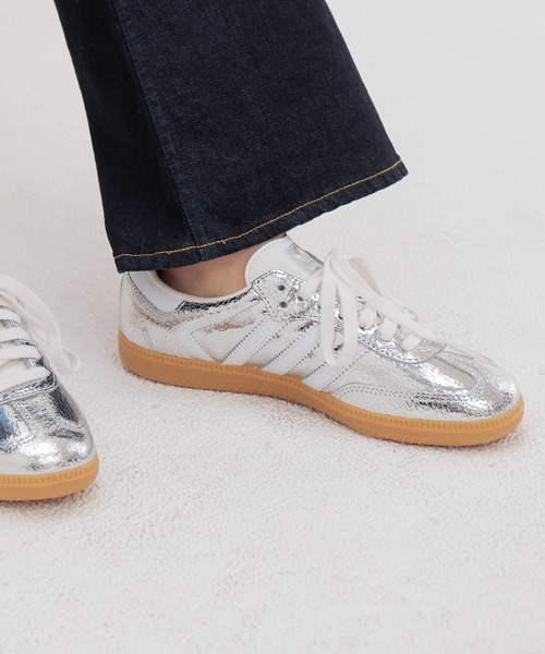 adidas Originals（アディダスオリジナルス）の「adidas originals / SAMBA OG W(サンバオージー NRY20 JR0035)（スニーカー・レディース・シルバー・23.5cm/24cm/24.5cm）」の10枚目の写真