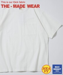 HEAVY WEIGHT / ヘビーウェイト ショートスリーブクルーネック ポケットTシャツ/10.5オンス