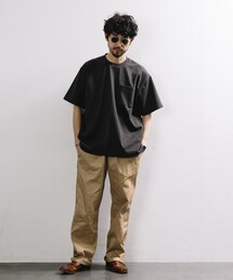 HEAVY WEIGHT / ヘビーウェイト ショートスリーブクルーネック ポケットTシャツ/10.5オンス