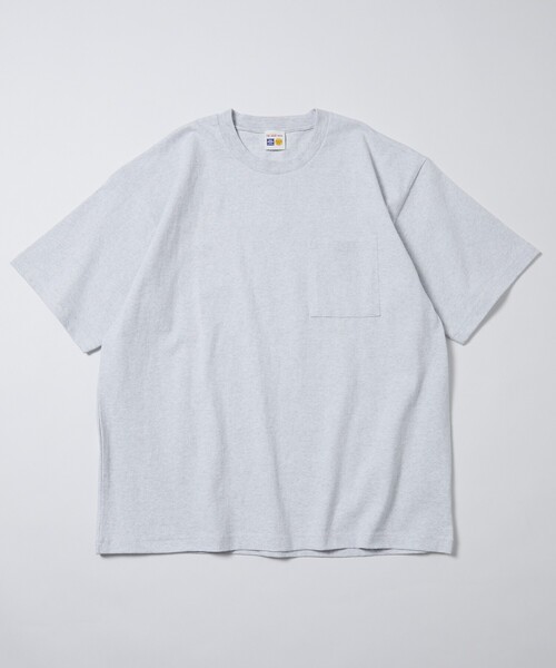 FREAK'S STORE(フリークスストア)の「HEAVY WEIGHT / ヘビーウェイト ショートスリーブクルーネック ポケットTシャツ/10.5オンス(Tシャツ/カットソー・メンズ・その他9/チャコールグレー/ブラック/ワインレッド/ベージュ/ライトグレー/ホワイト・LARGE/MEDIUM/SMALL)」の12枚目の写真