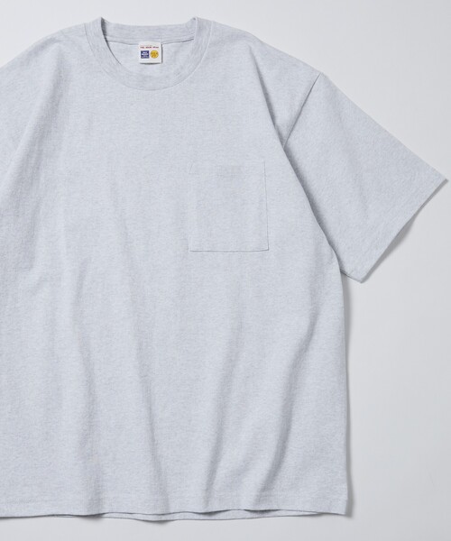 FREAK'S STORE(フリークスストア)の「HEAVY WEIGHT / ヘビーウェイト ショートスリーブクルーネック ポケットTシャツ/10.5オンス(Tシャツ/カットソー・メンズ・その他9/チャコールグレー/ブラック/ワインレッド/ベージュ/ライトグレー/ホワイト・LARGE/MEDIUM/SMALL)」の13枚目の写真