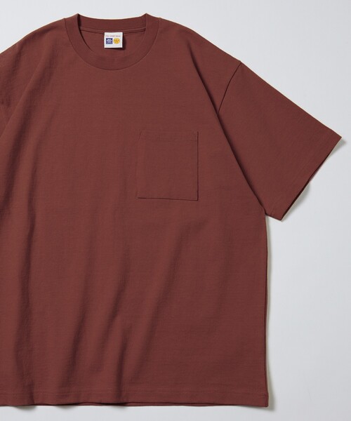 FREAK'S STORE(フリークスストア)の「HEAVY WEIGHT / ヘビーウェイト ショートスリーブクルーネック ポケットTシャツ/10.5オンス(Tシャツ/カットソー・メンズ・その他9/チャコールグレー/ブラック/ワインレッド/ベージュ/ライトグレー/ホワイト・LARGE/MEDIUM/SMALL)」の20枚目の写真