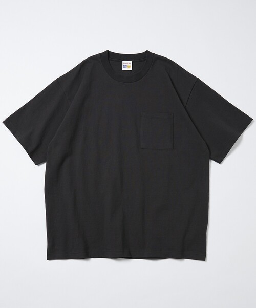 FREAK'S STORE(フリークスストア)の「HEAVY WEIGHT / ヘビーウェイト ショートスリーブクルーネック ポケットTシャツ/10.5オンス(Tシャツ/カットソー・メンズ・その他9/チャコールグレー/ブラック/ワインレッド/ベージュ/ライトグレー/ホワイト・LARGE/MEDIUM/SMALL)」の21枚目の写真