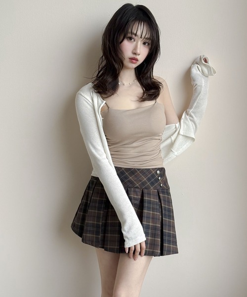 SAISON DE PAPILLON(セゾンドパピヨン)の「カップ付きスパゲッティキャミ【ZOZOTOWN限定アイテム】(キャミソール・レディース・ピンク/ホワイト/モカ/グレー/ブラック/アイボリー・フリー)」の18枚目の写真