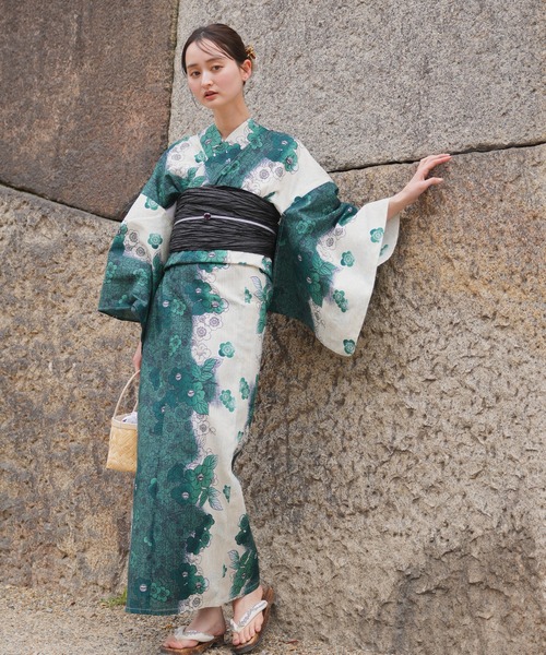 セール】選べる浴衣3点セット utataneオリジナル 国内染色（浴衣