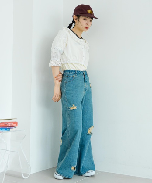 カーディガン 「eLur」レースボレロ レディース eLur】レースボレロ（カーディガン/ボレロ）｜eLur（エラー）の