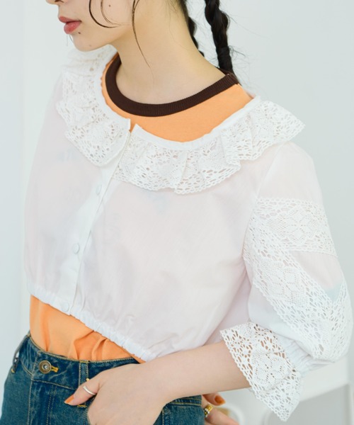 カーディガン 「eLur」レースボレロ レディース eLur】レースボレロ（カーディガン/ボレロ）｜eLur（エラー）の