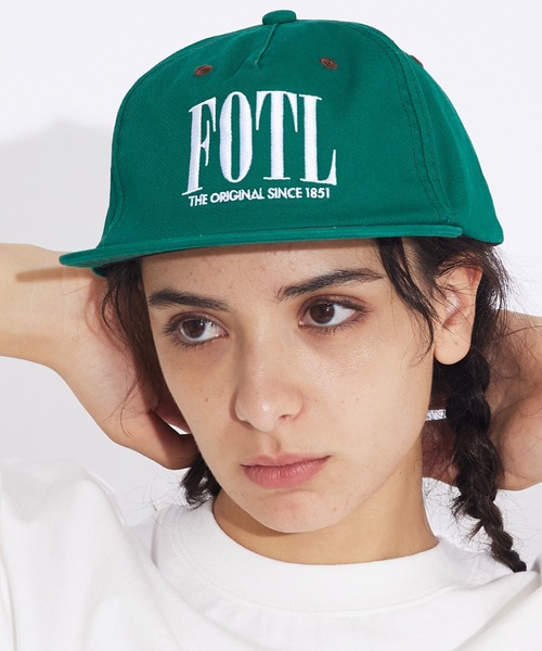 FRUIT OF THE LOOM（フルーツオブザルーム）の「【FRUIT OF THE LOOM】EX ACCENT STITCH CAP / キャップ / 帽子 / ユニセックス（キャップ・レディース・ブラウン/ホワイト/グリーン/ブラック・フリー）」の4枚目の写真