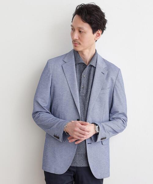 TAKEO KIKUCHI(タケオキクチ)の「ドライカノコ ジャケット(テーラードジャケット・メンズ・ブルー/サンドベージュ/ネイビー/チャコールグレー・04/02/03/01/05)」の4枚目の写真