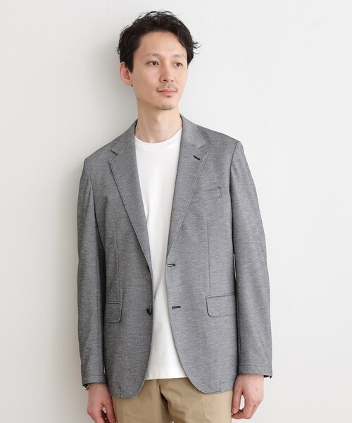 TAKEO KIKUCHI(タケオキクチ)の「ドライカノコ ジャケット(テーラードジャケット・メンズ・ブルー/サンドベージュ/ネイビー/チャコールグレー・04/02/03/01/05)」の9枚目の写真