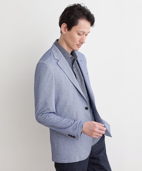 TAKEO KIKUCHI(タケオキクチ)の「ドライカノコ ジャケット(テーラードジャケット・メンズ・ブルー/サンドベージュ/ネイビー/チャコールグレー・04/02/03/01/05)」の16枚目の写真